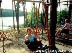 5774.Biwak w Jaroslawkach uczniow klasy VIII ze Szkoly Podstawowej w Kunowie (1992 r.)