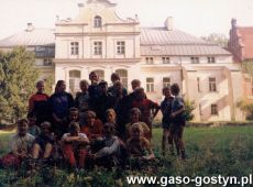 5776.Biwak w Jaroslawkach uczniow klasy VIII ze Szkoly Podstawowej w Kunowie (1992 r.)