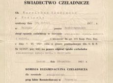 578.Swiadectwo czeladnicze (1954 r.)