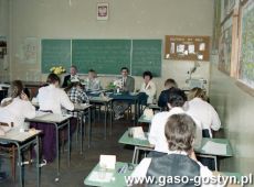 5791.Matura w Liceum Ogolnoksztalcacym w Gostyniu (1993 r.) - egzamin pisemny z biologii.JPG