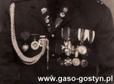 5804. Jozef Wichlacz (szeregowiec, sluzyl w 1. Obwodzie Strazy Ludowej w Gostyniu, Grupa Leszno, pozniej podporucznik mianowany) odznaczony Wielkopolskim Krzyzem Powstanczym