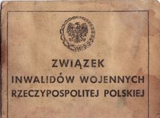 581.Legitymacja Zwiazku Inwalidow Wojennych Rzeczypospolitej Polskiej (1946 r.)