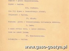 581.Program wieczornicy PIEKNA NASZA POLSKA CALA urzadzonej z okazji Swieta Odzsykania Niepodleglosci Polski - Szkola Powszechna nr 1 w Gostyniu (11.11.1936 r.)