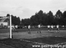 585.Stadion w Gostyniu, mecz o Puchar Polski w Pilce Noznej, MZKS Kania Gostyn-Zaglebie Sosnowiec 0-6 (18 sierpnia 1976 r.)