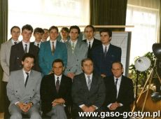 5910.Obrona prac dyplomowych przez uczniow klasy V Technikum Mechanicznego w Zespole Szkol Zawodowych w Gostyniu (1994 r.)