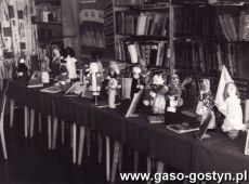 5940. Wystawa kukielek wykonanych przez dzieci (Dni Oswiaty Ksiazki i Prasy w Gostyniu, 3-23 maja 1969 r.)