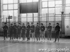 5940.Final Wojewodzkich Igrzysk Mlodziezy Szkolnej w Pilce Siatkowej w hali sportowej SP 2 w Gostyniu (1988 r.).JPG