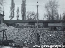 5944.Podworze gospodarstwa w Piajnowicach wchodzacego w sklad Kombinatu PGR Gola (1985 r.)