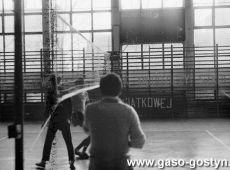 5949.Final Wojewodzkich Igrzysk Mlodziezy Szkolnej w Pilce Siatkowej w hali sportowej SP 2 w Gostyniu (1988 r.).JPG
