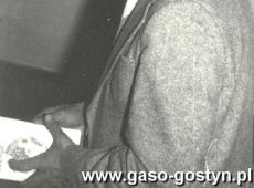 5960.Biblioteka w Gostyniu - spotkanie z polskim pisarzem greckiego pochodzenia Nikosem Chadzinikolau (16 maja 1979 r.)