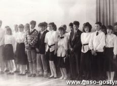 5966.Pozegnanie absolwentow Szkoly Podstawowej nr 1 im. Czarnego Legionu w Gostyniu (1989 r.)