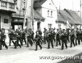 600. Orkiestra Deta Cukrowni Gostyn - pochod 1 maja 1979 r. w Borku.