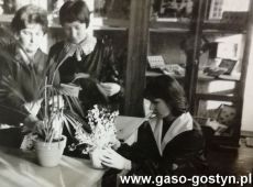 6013.Zajecia kolka przyrodniczego w Liceum Ogolnoksztalcacym w Gostyniu (1969 r.)