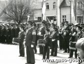 602.Orkiestra Deta Cukrowni Gostyn - pochod 1 maja 1979 r. w Borku.