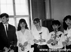 6049.Pozegnanie absolwentow (klasa IVd) Liceum Ogolnoksztalcacego w Gostyniu (1987 r.).JPG