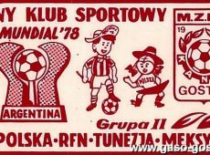 607.Okolicznosciowa odznaka  - Tydzien Filmow Sportowych z okazji Mistrzostw Swiata w pilce noznej w Argentynie (Gostyn, 1978 r.)