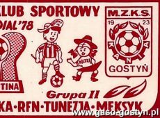 607.Okolicznosciowa odznaka  - Tydzien Filmow Sportowych z okazji Mistrzostw Swiata w pilce noznej w Argentynie (Gostyn, 1978 r.)