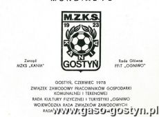 608.Dyplom uczestnictwa w seansach i imprezach Tygodnia Filmow Sportowych z okazji Mistrzostw Swiata w pilce noznej w Argentynie (Gostyn, 1978 r.)