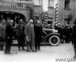 609.Prezydent Rzeczypospolitej Ignacy Moscicki w Gostyniu (22 maja 1929 r.)-powitanie na gostynskim Rynku ( obok szambelan Potworowski i starosta Wincenty Dabinski)