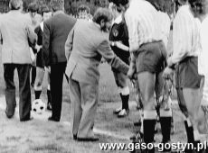 609.Stadion w Gostyniu, mecz o Puchar Polski w Pilce Noznej, MZKS Kania Gostyn-Zaglebie Sosnowiec 0-6 (18 sierpnia 1976 r.)