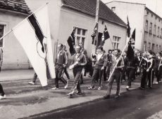 617. Uroczystosc otwarcia nowo wybudowanej kregielni w Gostyniu (22 maja 1982 r.)