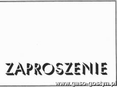 6215.Zaproszenie na spotkanie z Tadeuszem Wujkiem, autorem tomiku poetyckiego Wsrod pol i lak. W czterech porach roku (Biblioteka Publiczna Miasta i Gminy w Gostyniu, 22 kwietnia 1999 r.)