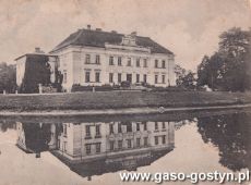 6271.Palac w Goli - pocztowka z 1927 roku