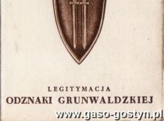 628.Legitymacja Odznaki Grunwaldzkiej (1973 r.)