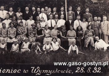 628.Wieniec w Wymyslowie - 28.08.1932r.