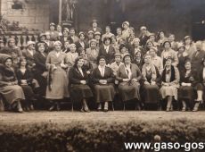 6312.Czlonkinie Towarzystwa Czytelni dla Kobiet w Gostyniu z wizyta u Tekli i Edwarda Potworowskich w Goli