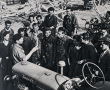 6332.Pracownicy PGR Gola przy ciagniku Zetor 25 (ok. 1950 r.)