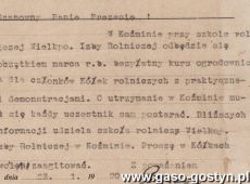 640. Karta pocztowa wyslana przez Edwarda Potworowskiego z Goli do Stanislawa Taczanowskiego z Podrzecza (Gola, 1920 r.)