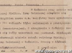 640. Karta pocztowa wyslana przez Edwarda Potworowskiego z Goli do Stanislawa Taczanowskiego z Podrzecza (Gola, 1920 r.)