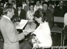 6420.Szkola Podstawowa w Szelejewie - pozegnanie absolwentow w 1987 roku