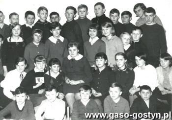 652.Klasa VIc (wych. M. Wlodarczak) - Szkola Podstawowa nr 1 w Gostyniu, rok szkolny 1964-1965