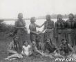 6537.Harcerki z Krobi nad jeziorem w Moscieszycach w 1938 roku (Moscieszyce - dawna nazwa wspolczesnej wsi Mosciszki)