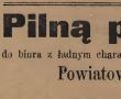 656. Reklama z Oredownika Gostynskiego (1921 r.)