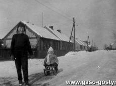 6582.Ulica Nad Kania w Gostyniu w zimowej scenerii