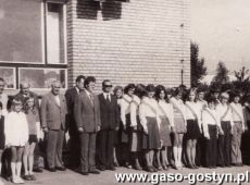 663.Rozpczecie roku szkolnego 1976-1977 w Szkole Podstawowej nr 3 w Gostyniu