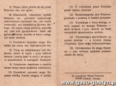 675.Legitymacja czlonkowska Stowarzyszenia Zywego Rozanca przy kosciele katolickim sw. Malgorzaty w Gostyniu (ok. 1925-1930 r.)