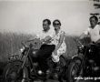 68. Gostynscy motocyklisci na wycieczce w okolicach Gostynia - 1969 r. motocykle WFM