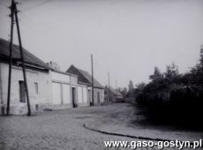 6902.Ulica Lakowa w Gostyniu, widok od ulicy Nowe Wrota (1961 r.)