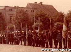 6914.Rynek w Gostyniu - uroczystosc jubileuszowa 75-lecia Ochotniczej Strazy w Gostyniu (25 sierpnia 1974 r.)