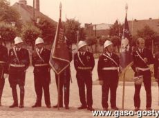 6916.Rynek w Gostyniu - uroczystosc jubileuszowa 75-lecia Ochotniczej Strazy w Gostyniu (25 sierpnia 1974 r.)