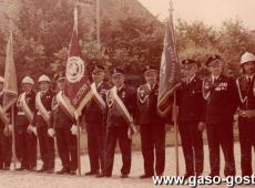 6919.Rynek w Gostyniu - uroczystosc jubileuszowa 75-lecia Ochotniczej Strazy w Gostyniu (25 sierpnia 1974 r.)