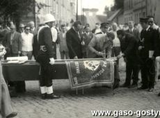 6930.Rynek w Gostyniu - uroczystosc jubileuszowa 75-lecia Ochotniczej Strazy w Gostyniu (25 sierpnia 1974 r.)