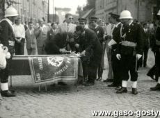 6931.Rynek w Gostyniu - uroczystosc jubileuszowa 75-lecia Ochotniczej Strazy w Gostyniu (25 sierpnia 1974 r.)