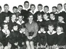 695.Klasa IId SP 1 w Gostyniu, rok szkolny 1964-1965,(wych. Janina Gubanska)