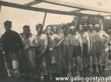 696.Pilkarze KS Kania Gostyn po meczu w Krotoszynie z miejscowa Astra (17 czerwca 1934 r.)
