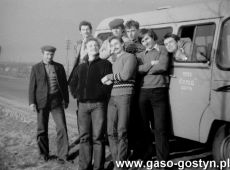 701.Siatkarze MZKS Kania Gostyn w drodze na mecz klubowa Nysa (lata 80. XX wieku).JPG
